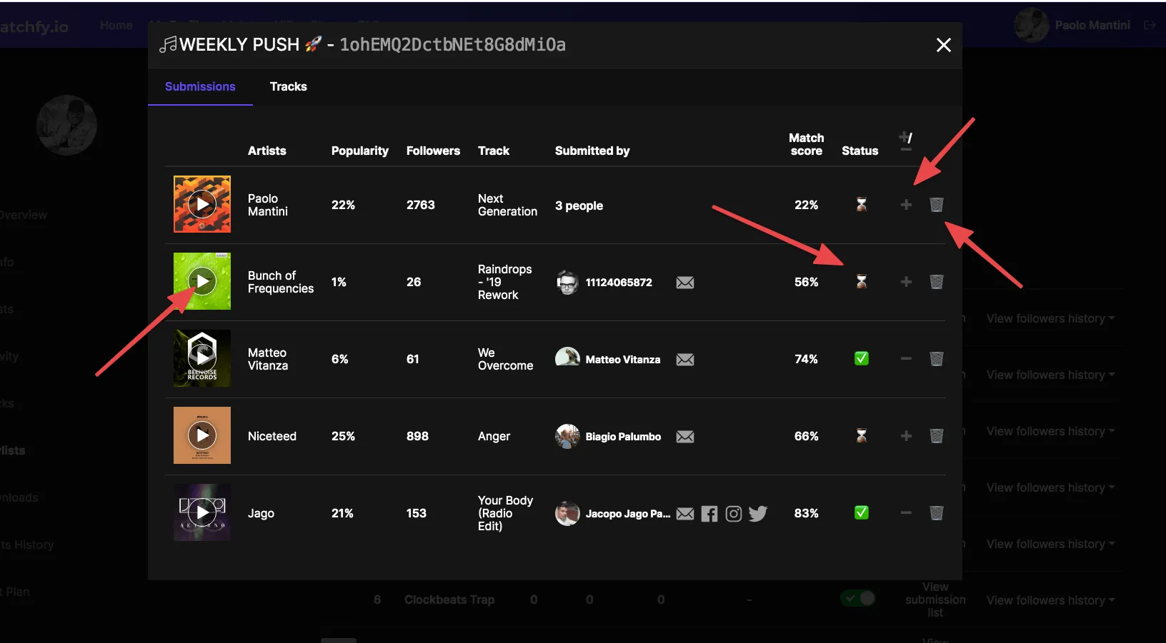 NOVITÀ SU MATCHFY.IO PER TUTTI I CURATORI!