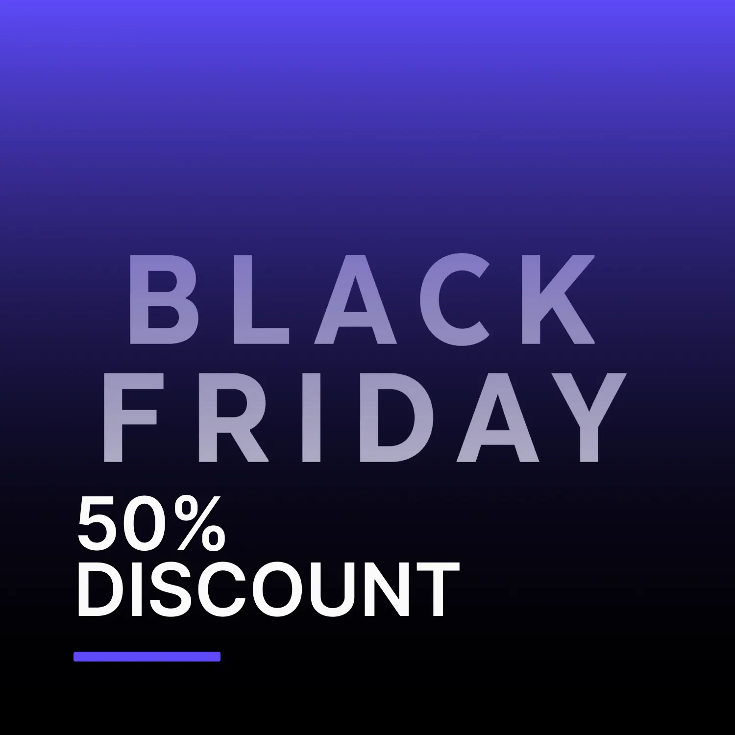 Black Friday: 50% di sconto sul piano VIP
