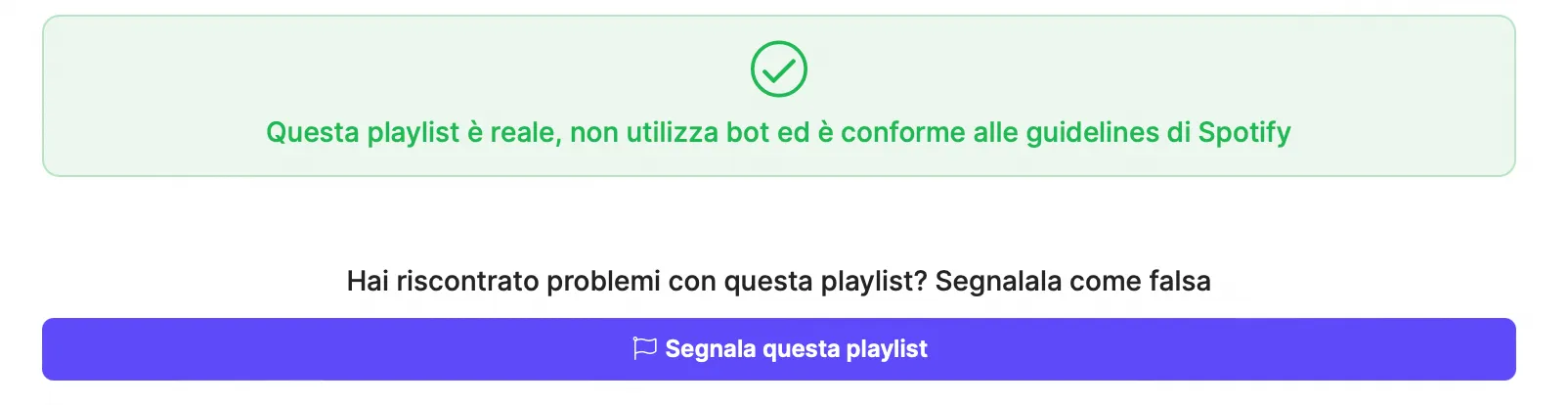 Playlist Check: il tuo strumento gratuito per rilevare playlist false e l'influenza dei bot