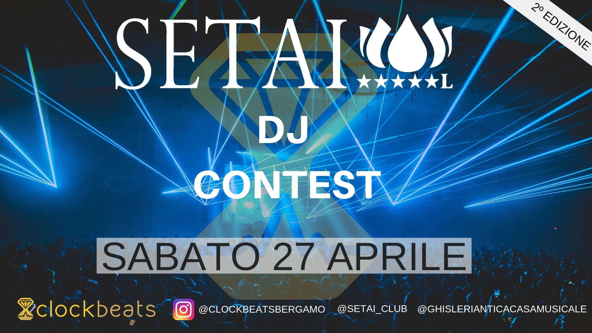 Seconda edizione del Clockbeats DJ contest al SETAI CLUB 🚀
